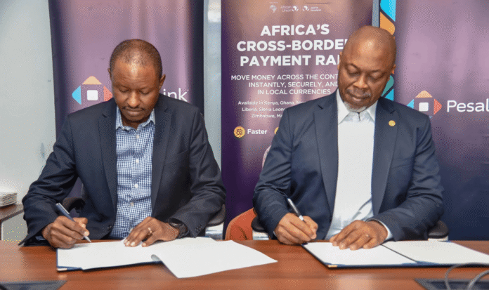 Pesalink PAPSS partnership signing ceremony in Nairobi to boost cross-border payments in Africa