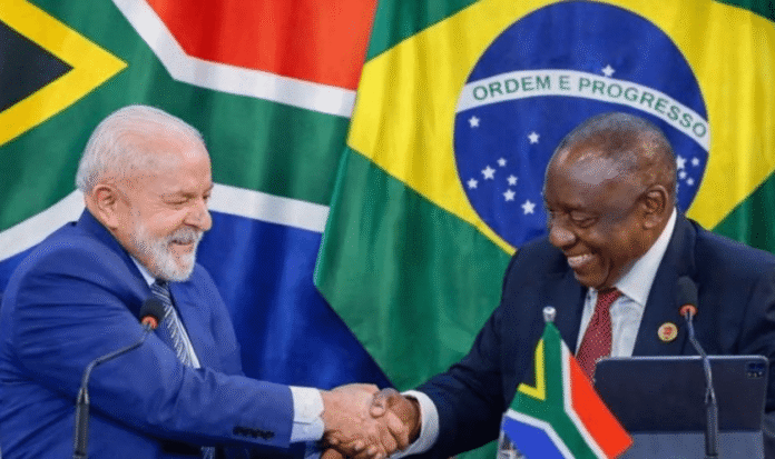 Ramaphosa Brazil State Visit meeting with President Lula in Brasília
