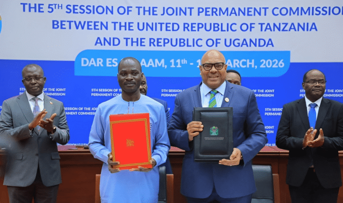 Uganda Tanzania rail link trade barriers deal strengthens East Africa corridor through Dar es Salaam - Image Credit: Fredy Mwanjala Uganda Tanzania rail link trade barriers deal strengthens East Africa corridor through Dar es Salaam - Image Credit: Fredy Mwanjala