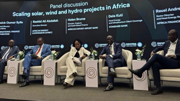 Afreximbank representative Helen Aigbe Brume joins energy leaders at EGYPES 2026 in Cairo.