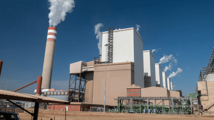 Eskom power station in South Africa as the utility reports surplus electricity ahead of winter.