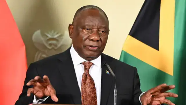 President Cyril Ramaphosa speaks after talks on migration and anti-migrant tensions in South Africa. President Cyril Ramaphosa speaks after talks on migration and anti-migrant tensions in South Africa.