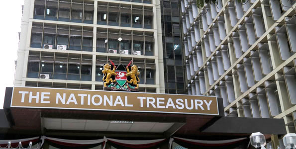Kenya’s National Treasury building in Nairobi as the government considers a $300 million panda bond in China’s domestic capital market.