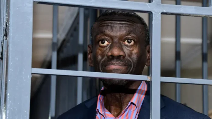 Ugandan opposition leader Dr Kizza Besigye has been in detention for treason charges since November 2024, with his prolonged detention and legal proceedings attracting regional and international scrutiny. Ugandan opposition leader Dr Kizza Besigye has been in detention for treason charges since November 2024, with his prolonged detention and legal proceedings attracting regional and international scrutiny.