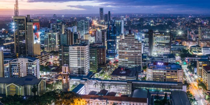 Nairobi skyline in Kenya as major banking and investment deals push the country to the top of Africa’s M&A market by disclosed value.