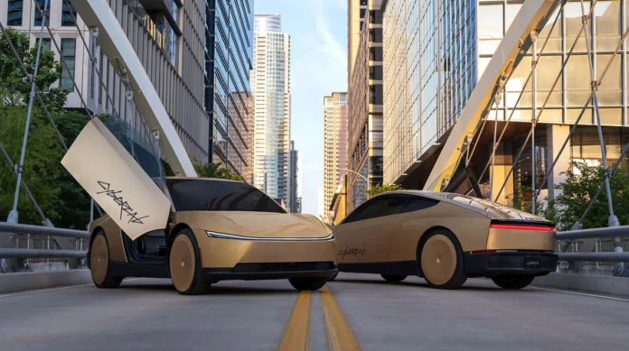 Tesla Cybercab autonomous robotaxi highlighting AI-powered driverless car technology and the future of autonomous mobility.